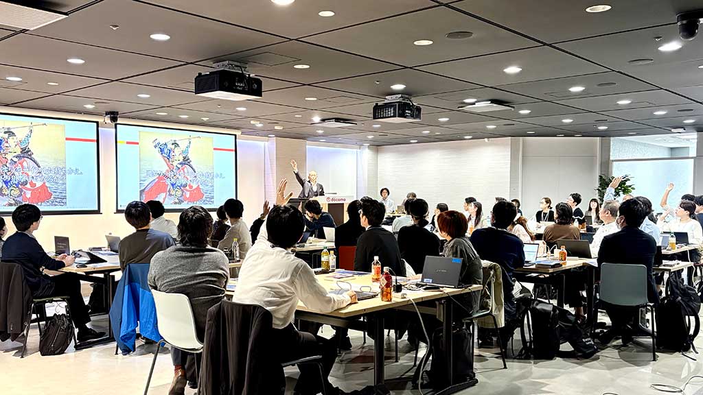 「NTTグループ向けCX変革人財育成プログラム」開催中の写真